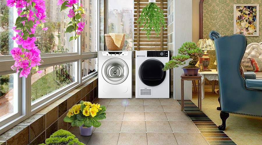 家居陽臺晾曬衣物不干怎么辦，衣物烘干機(jī)來解決！