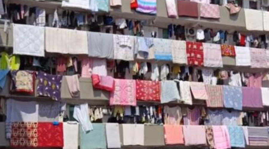 學(xué)?，F(xiàn)曬被大場(chǎng)面！滾筒衣服烘干機(jī)即烘即干大件棉被 便捷好用