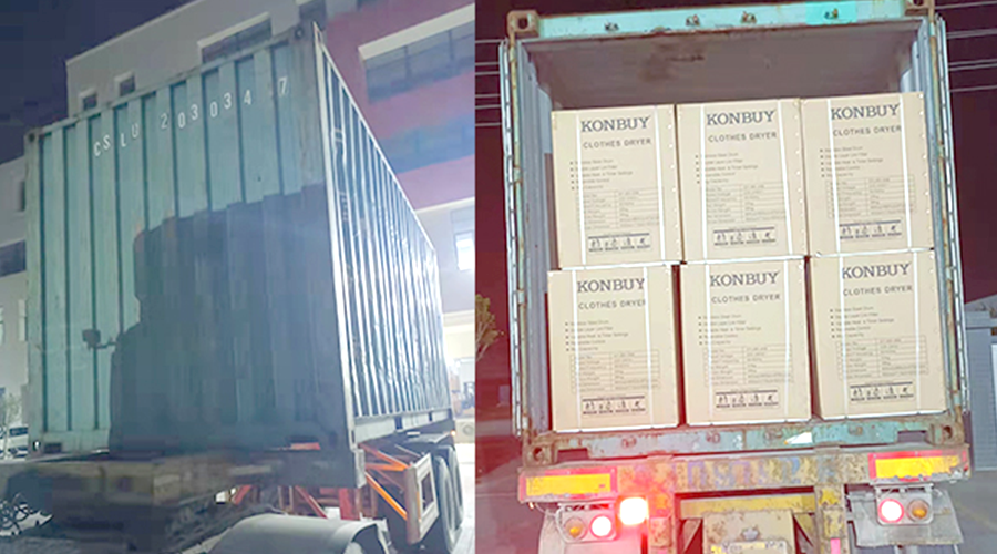 國(guó)內(nèi)外市場(chǎng)“兩開(kāi)花”！康標(biāo)滾筒干衣機(jī)出貨到國(guó)外