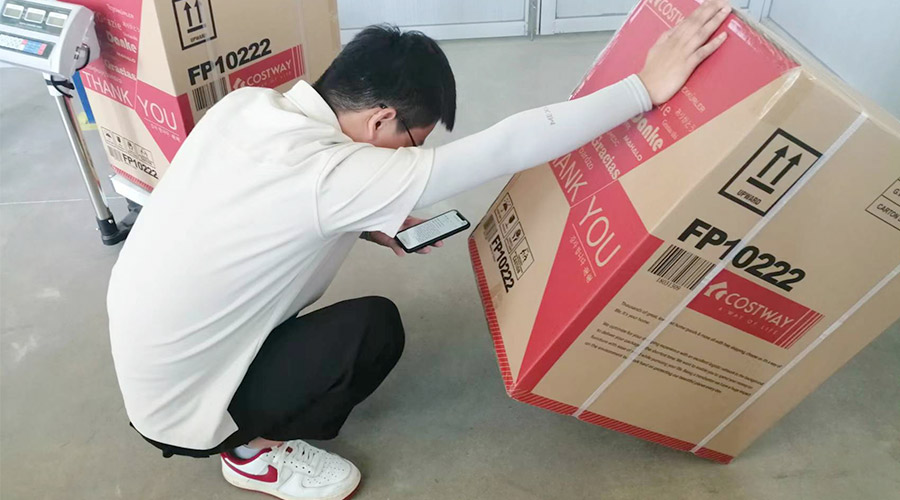 實況直擊！客戶北美COSTWAY開展衣物烘干機驗貨